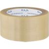 RAJA Ruban adhésif d'emballage Transparent 50 mm (l) x 66 m (L) PVC (Polychlorure de vinyle) 6 Unités