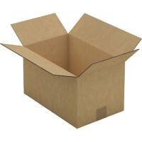 RAJA Boîte d'expédition Double paroi Carton 220 (l) x 200 (P) x 350 (H) mm Brun 15 Unités