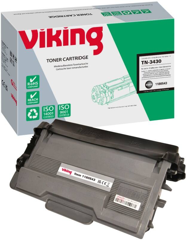 Toner Viking Compatible Brother TN-3430 Noir