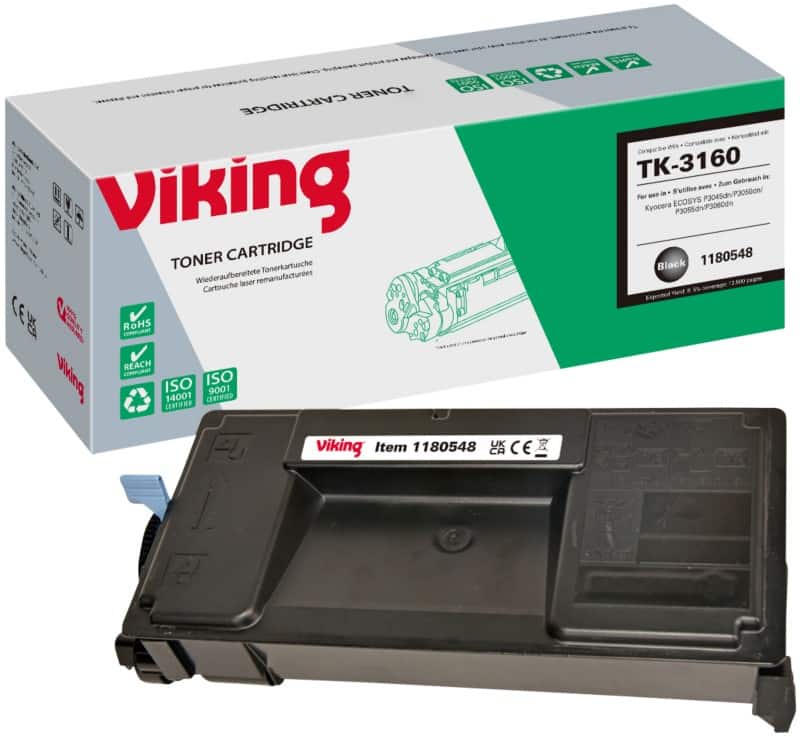 Toner Viking Compatible  Kyocera TK3160 Noir