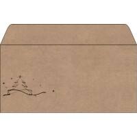 Enveloppes de Noël Sigel DU253 100 g/m² 11,1 x 25 cm Marron 50 Unités