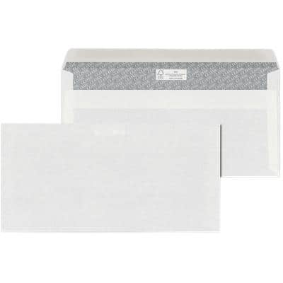 Enveloppes ÖKI Classic DL 220 x 110 mm (l x h) Autocollante Blanc 80 g/m² 1000 unités