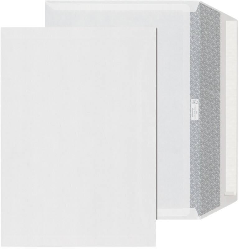 Enveloppes Classic ÖKI Sans Fenêtre C4 324 (l) x 229 (H) mm Poignées coulissantes Blanc 100 g/m² 250 Unités