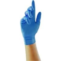 Gants jetables UNICARE Nitrile Non poudrés Large (L) Bleu 100 unités