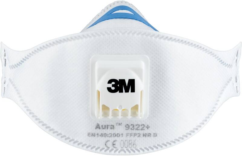 Masque de protection 3M 9322C2 Blanc 2 Unités