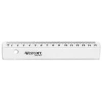 Règle Westcott E-10150 BP Transparent 15 cm