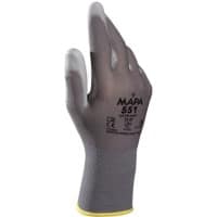 Gants de manutention Mapa Professional Ultrane 551 PP (Polypropylène) Taille 8 Gris