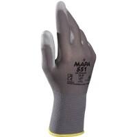 Gants de manutention Mapa Professional Ultrane 551 Non jetables PP (Polypropylène) Non poudrés Extra Large (XL) Gris