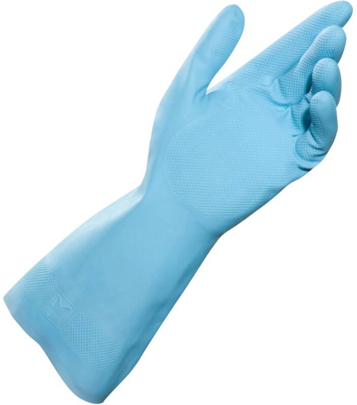 Gants de ménage Mapa Professional Vital 117 Latex Non poudrés Medium (M) Bleu 2 Gants 