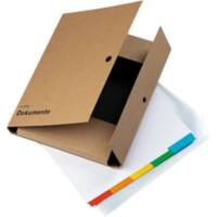 Trieur PAGNA 30500-11 Carton, Papier kraft Snap Verrouillage 26 x 3,5 x 34 cm (l x p x h) Brun