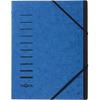 Trieur PAGNA A4 Vierge Carton 12 compartiments Bleu 24,5 x 0,5 x 32 cm (l x p x h)