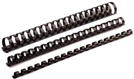 Peigne de reliure Fellowes A4 28 mm 240 Plastique Noir 50 Unités