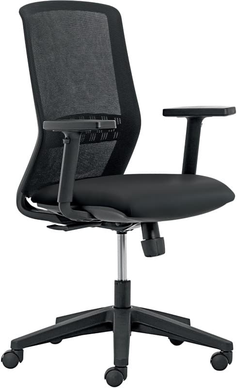 Siège ergonomique Tekna Mécanisme synchrone Filet Accoudoirs 3D Noir