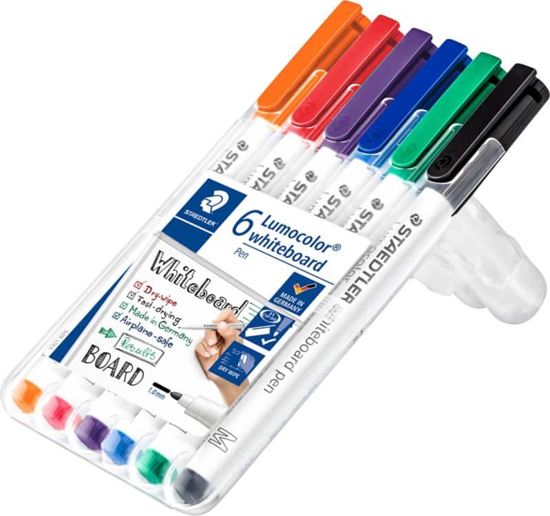 Marqueur pour tableau blanc STAEDTLER 301 Moyen Fin 1 mm 8 Unités