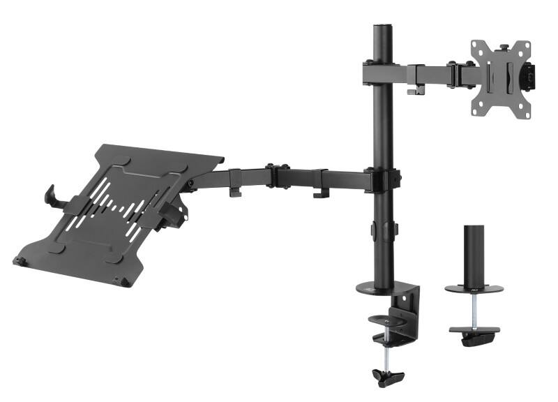 Support pour moniteur ACT AC8305 Hauteur ajustable 32 " 30 x 11.6 x 46.5 mm Noir