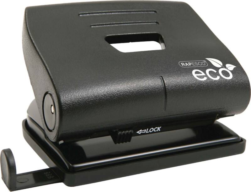 Perforatrice Rapesco 2 Perforations ABS (Acrylonitrile butadiène styrène) 22 Feuilles Noir