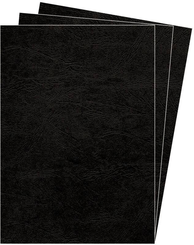 Couverture pour reliure Fellowes A3 Papier Noir 100 Unités