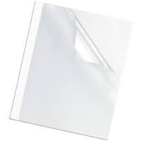 Couverture pour reliure Fellowes Papier, Plastique Blanc 100 unités