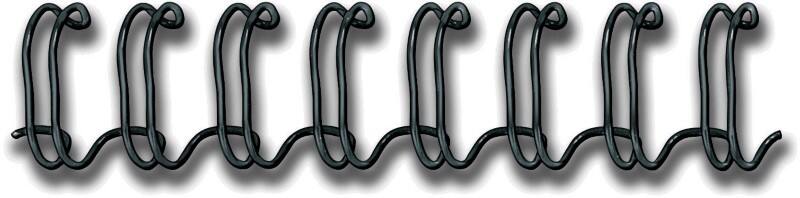 Peigne de reliure Fellowes 53277 A4 Noir 100 unités