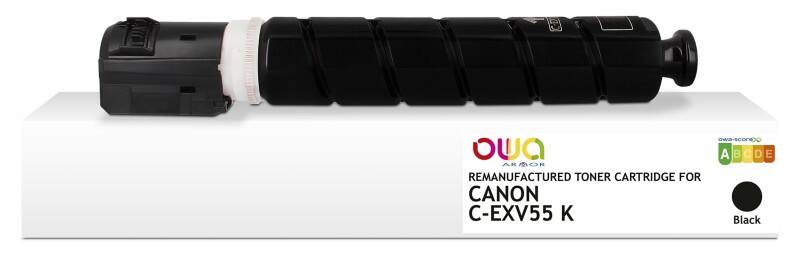 Cartouche jet d’encre OWA K40137OW Compatible Canon C-EXV55 Noir