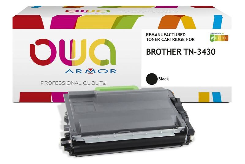 Toner OWA K15963OW Compatible Brother TN-3430 Noir