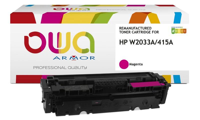 Toner OWA K18643OW Compatible HP W2033A Magenta