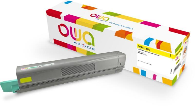 Toner OWA Compatible Lexmark C925H2YG Jaune