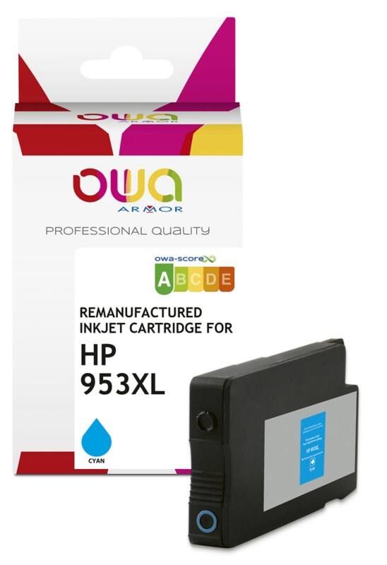 Cartouche jet d’encre OWA K20658OW Compatible HP 953XL Cyan