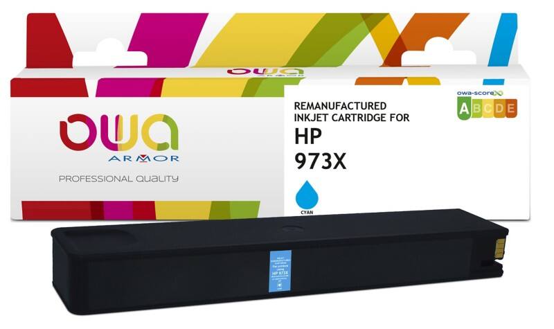 Cartouche jet d’encre OWA K20710OW Compatible HP 973X Cyan