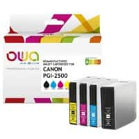 Cartouche jet d’encre OWA K10405OW Compatible Canon PGI-2500 XL Noir, cyan, magenta, jaune 4 unités