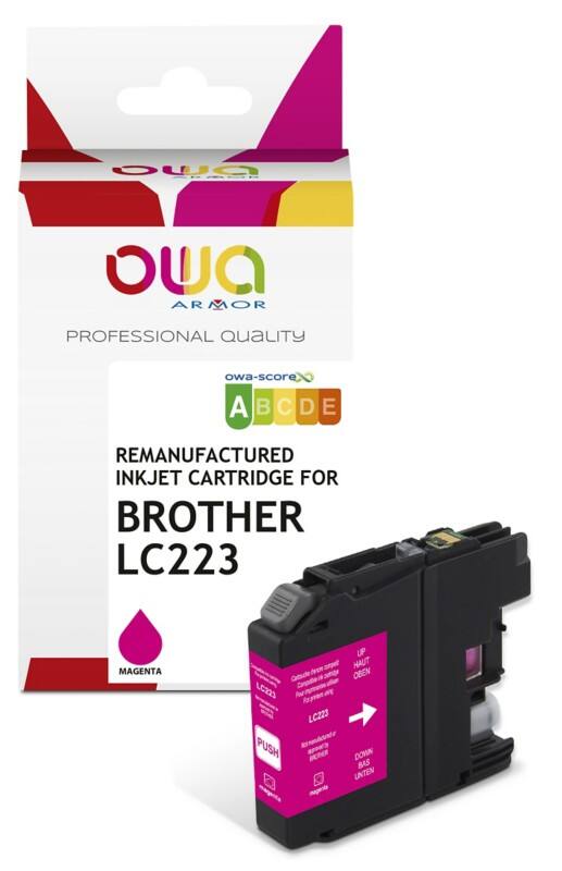 Cartouche jet d’encre OWA K20619OW Compatible LC223 Magenta