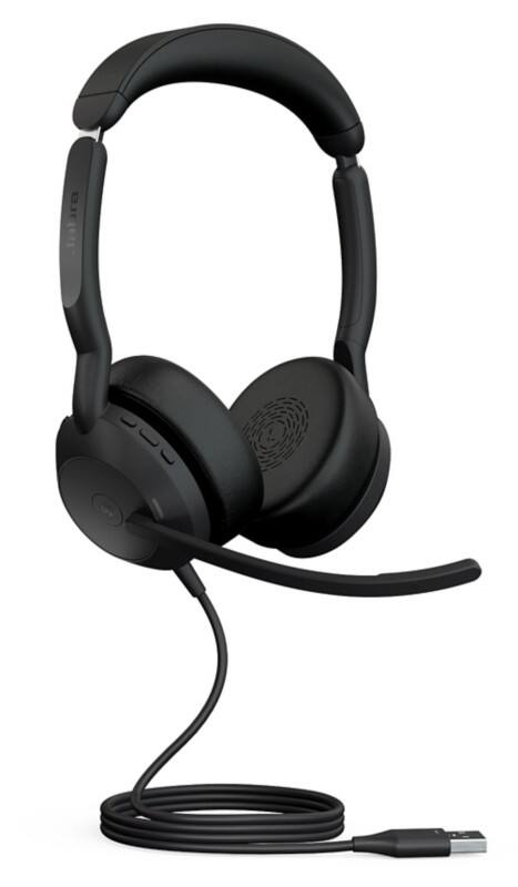 Casque audio Jabra Evolve2 Filaire et sans fil Stéréo Sur tête USB Noir ANC