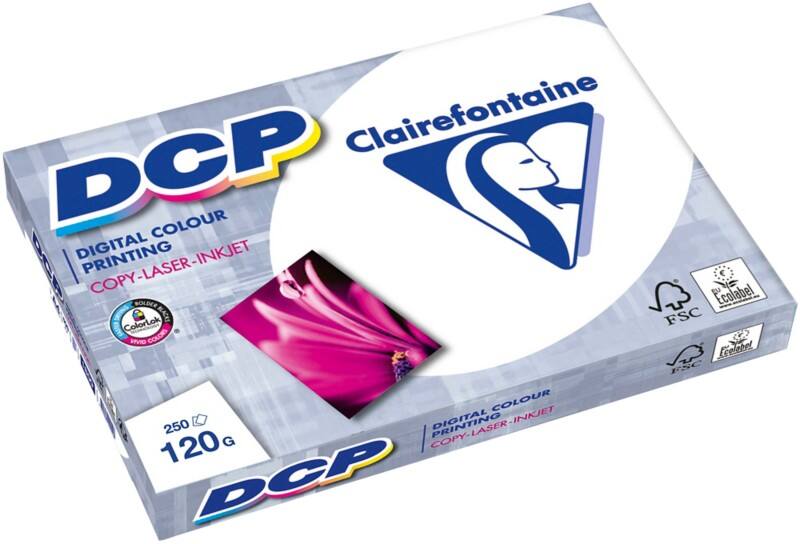 Papier imprimante DCP A3 Clairefontaine Blanc 120 g/m² Lisse 250 Feuilles