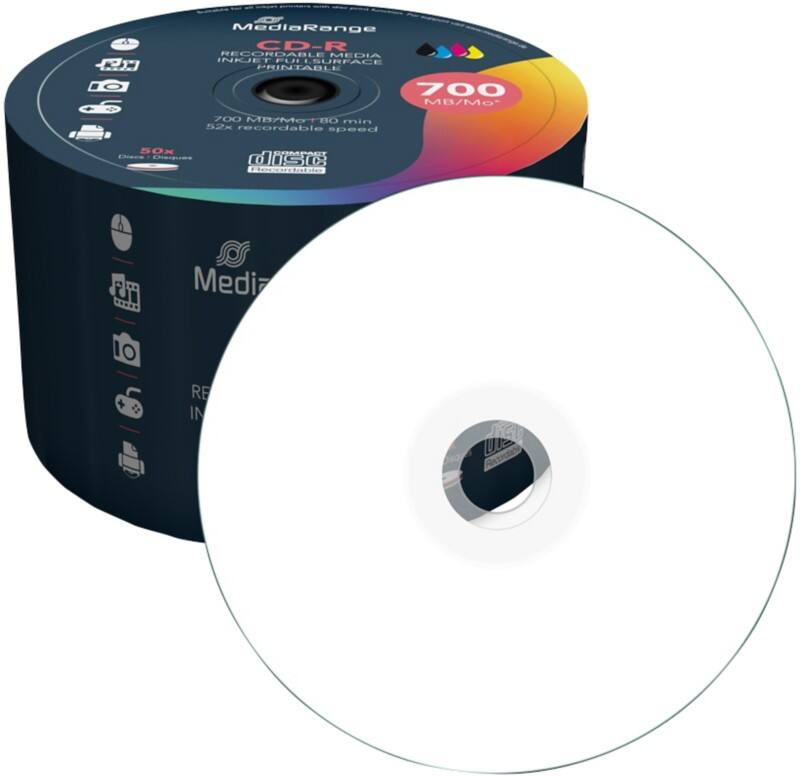 CD-R MediaRange MR208 80 min 700 M0 50 Unités