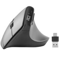 Souris sans fil ACT AC5155 Bluetooth Argenté, noir