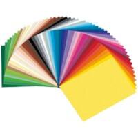 Papier de création Folia Assortiment 130 g/m² 50 Feuilles