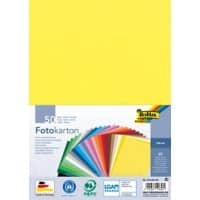 Papier couleur Folia Assortiment Carton photo A4 614/50 99 50 feuilles