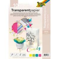 Papier traceur Folia Candy A4 Assortiment 115 g/m² 10 Feuilles