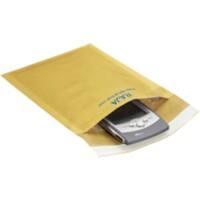 RAJA Pochette d’envoi à bulles Papier bulle Brun Sans Fenêtre 330 (l) x 240 (H) mm Fermeture à rabat 75 g/m² 100 Unités