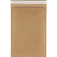 RAJA Pochette d’envoi à bulles Papier Kraft Brun Sans Fenêtre 340 (l) x 240 (H) mm Fermeture à rabat 110 g/m² 75 Unités