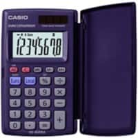 Calculatrice de poche Casio HS-8VER Affichage 8 chiffres Gris