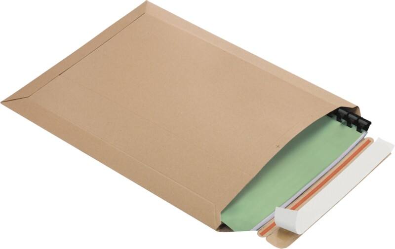 Pochette de sécurité RAJA Poignées coulissantes Brun 320 (L) x 455 (H) mm 450 g/m² Recycled 100 Unités 