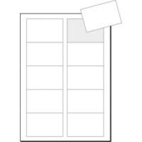 Cartes de visite Sigel 3C Blanc brillant 225 g/m² 85 x 55 mm 120 Unités
