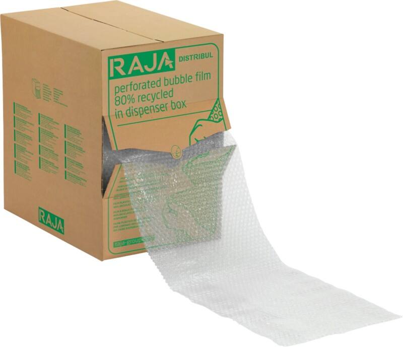 Distributeur de papier bulle RAJA 320 mm (l) x 50 m (L) Transparent Recyclé 80%