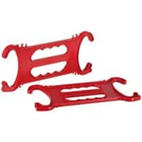 Dévidoir Sunware Pour éclairage de Noël PP (Polypropylène) Rouge 32,5 (l) x 1,5 (p) x 15 (h) cm 2 Unités