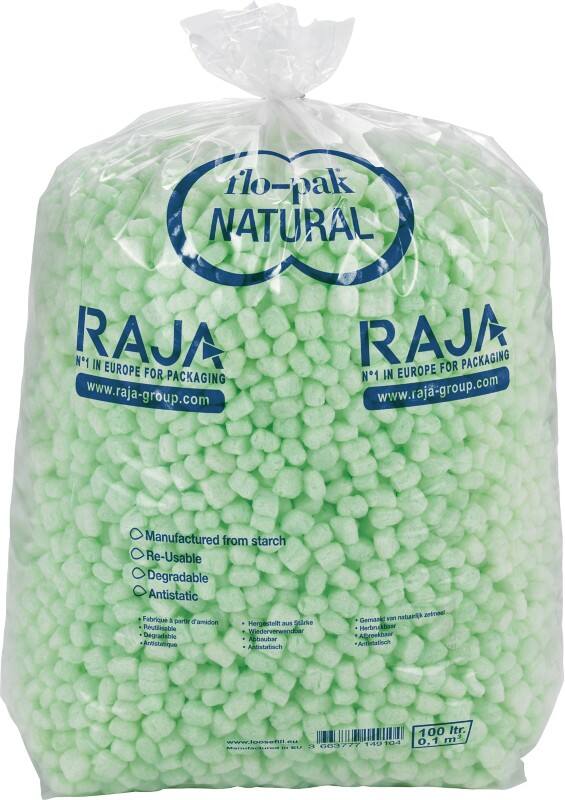 Particules de calage RAJA Amidon de maïs 100 l Vert