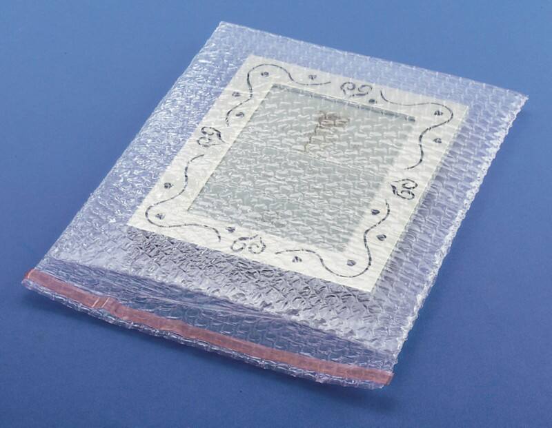 RAJA Pochette d’envoi à bulles PEBD (Polyéthylène à basse densité) Transparent 250 mm (H) Bande adhésive 70 g/m² 80 microns 300 Unités