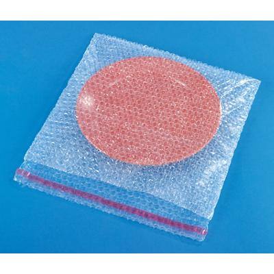 RAJA Pochette d’envoi à bulles PEBD (Polyéthylène à basse densité) Transparent 600 mm (H) Bande adhésive 18 g/m² 80 microns 75 Unités