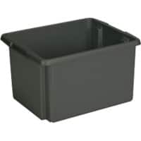 Boîte de rangement Sunware 32 L PP (Polypropylène) Anthracite 46 x 25 x 36 cm