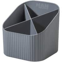 Pot à crayons HAN X-LOOP 17248-18 PP (Polypropylène) Gris 111 mm (l) x 111 mm (p) x 105 mm (h)